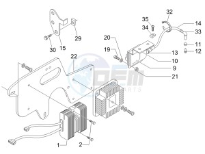 Nexus 250 e3 drawing Voltage Regulators - Electronic Control Units (ecu) - H.T. Coil