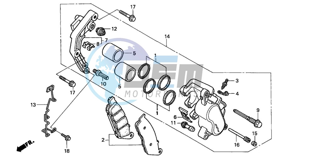 FRONT BRAKE CALIPER