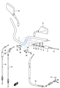 DL250 drawing HANDLEBAR