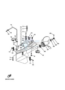 F100BETX drawing PROPELLER-HOUSING-AND-TRANSMISSION-2