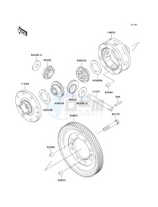 KAF 620 R [MULE 4010 TRANS4X4] (R9F-RAFA) RAF drawing DIFFERENTIAL