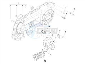 SPRINT 50 4T-3V E2 NOABS (NAFTA) drawing Crankcase cover - Crankcase cooling