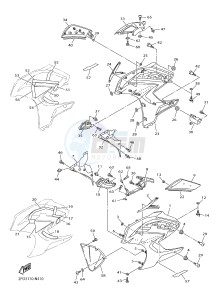 FJR1300A FJR1300A ABS (1MC9 1MCA 1MCB) drawing COWLING 2