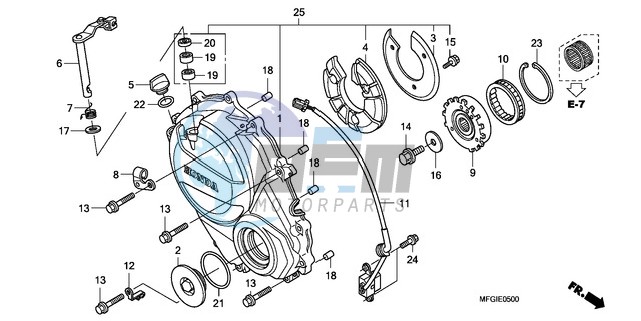 RIGHT CRANKCASE COVER