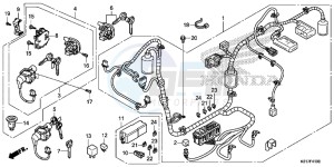 SH125D SH125i UK - (E) drawing WIRE HARNESS