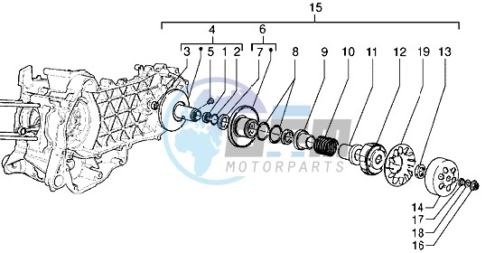 Driven pulley