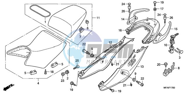 SEAT/SEAT COWL