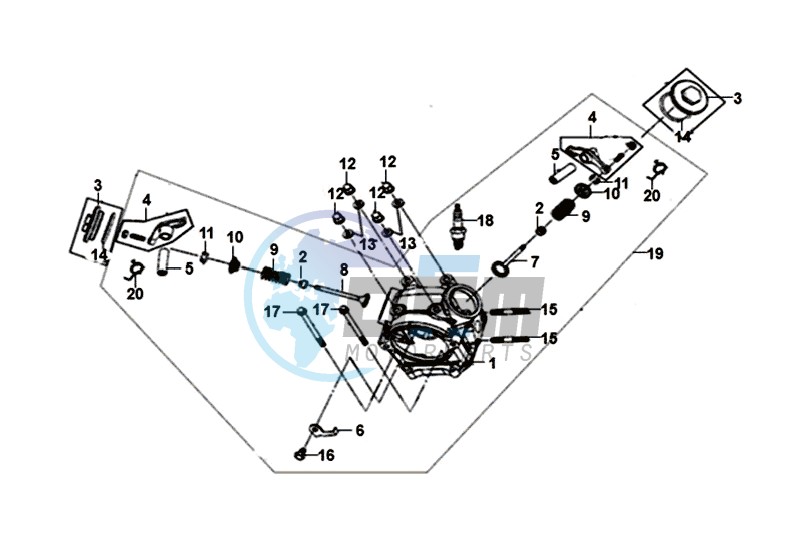 CYLINDER HEAD KPL.