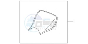 CBR1000RR9 Australia - (U / MME) drawing E-SEAT