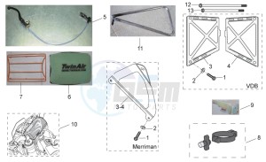 RXV-SXV 450-550 Vdb-Merriman drawing VDB and Merriman components