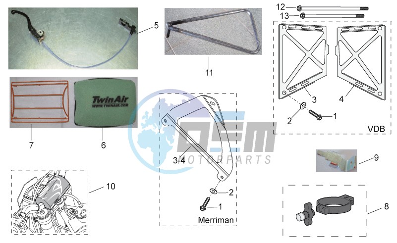 VDB and Merriman components