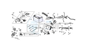 MAXSYM 400 EFI drawing WIRING HARNASS