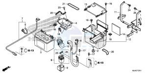 VT750C2SE Shadow - VT750C2S-E UK - (E) drawing BATTERY (VT750CS/ C2S)