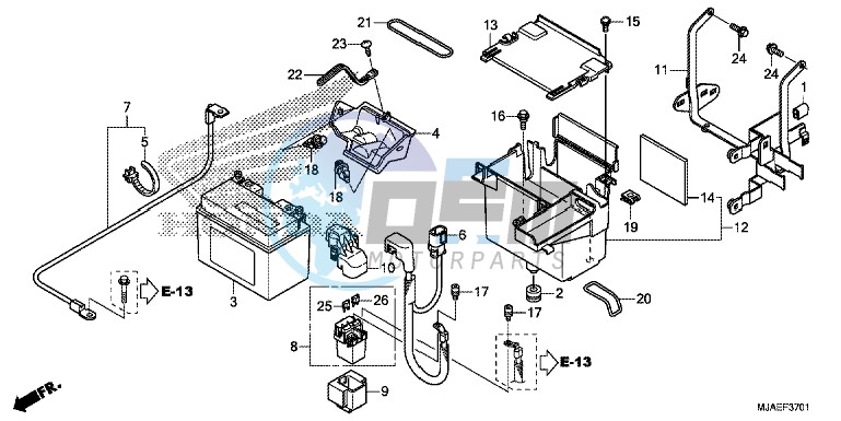 BATTERY (VT750CS/ C2S)