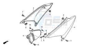 CRF230F drawing SIDE COVER