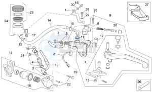 Tuono 1000 drawing Clutch pump