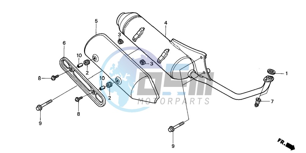 EXHAUST MUFFLER