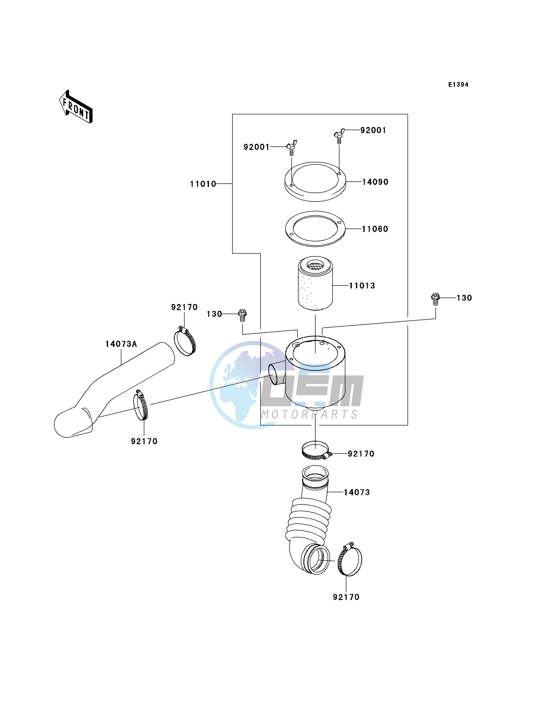 AIR CLEANER-BELT CONVERTER