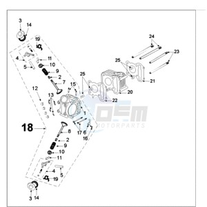 FIGHT 3 4T DARKSIDE E drawing CYLINDER