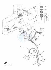 YZF690 YZF-R7 (BEBG) drawing FRONT MASTER CYLINDER