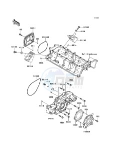 JET SKI ULTRA 260X JT1500E9F EU drawing Engine Cover(s)