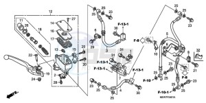 NT700VAA Europe Direct - (ED / ABS) drawing FR. BRAKE MASTER CYLINDER (ABS)