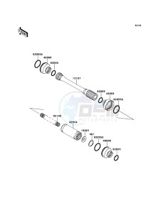 KVF650_4X4 KVF650FCF EU drawing Drive Shaft-Propeller