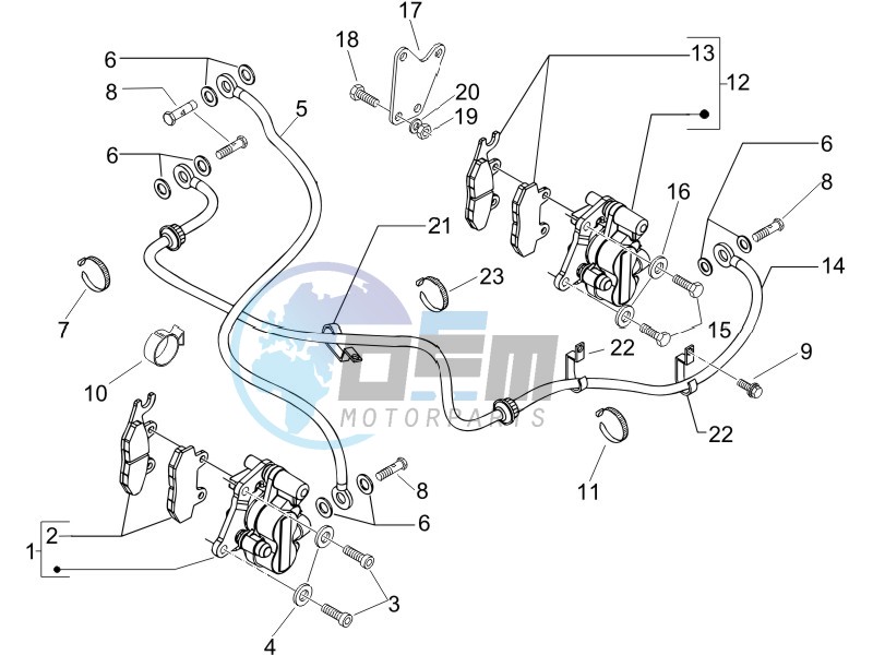 Brakes hose  - Calipers