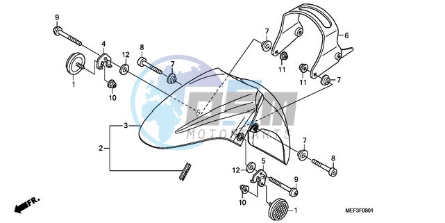 FRONT FENDER (FJS400D9/FJ S400A)