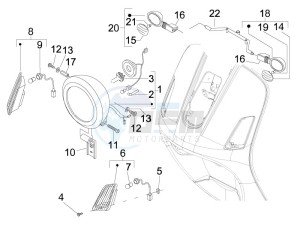 LXV 150 4T USA drawing Head lights - Turn signal lamps