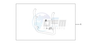 VT750C9 Ireland - (EK / MME) drawing CHROME RADIATOR