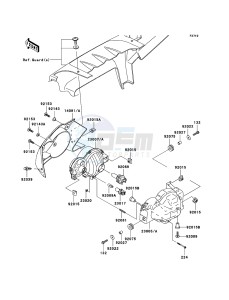 KVF750 4x4 KVF750-A1 EU GB drawing Headlight(s)