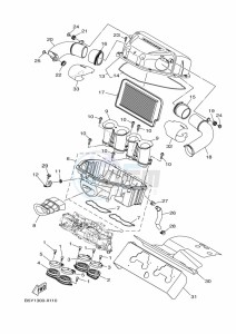 MT-10 MTN1000 (B5Y1) drawing INTAKE