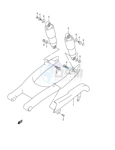 VZ800 (E3-E28) MARAUDER drawing REAR SHOCK ABSORBER