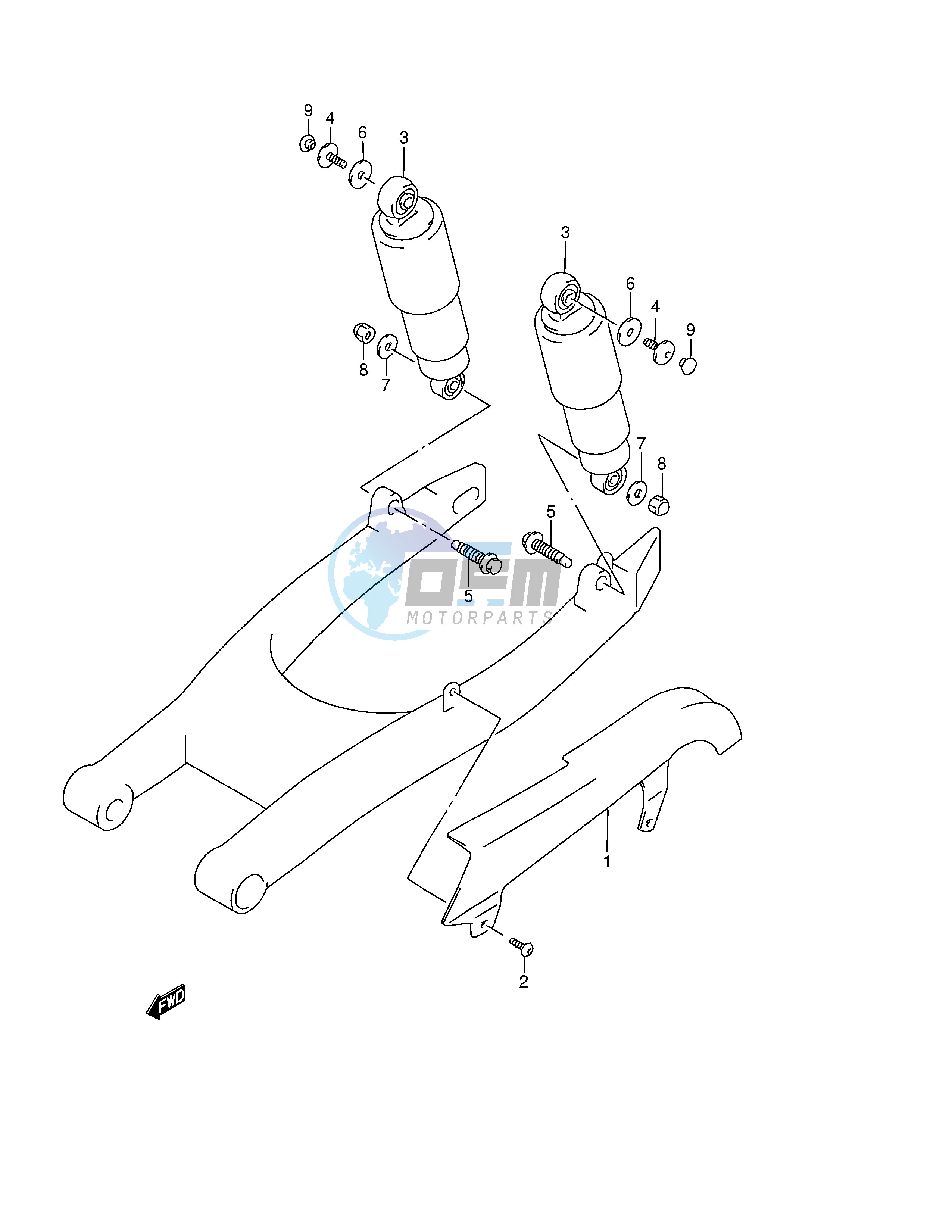 REAR SHOCK ABSORBER