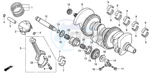 CBF1000 drawing CRANKSHAFT/PISTON