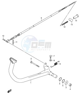 LT-A500F (E3-E28) drawing REAR BRAKE