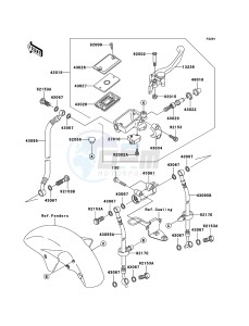 ZZR1200 ZX1200-C4H XX (EU ME A(FRICA) drawing Front Master Cylinder