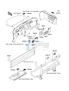 MULE_610_4X4 KAF400ADF EU drawing Labels