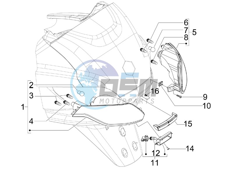 Tail light - Turn signal lamps