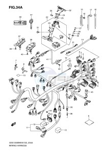 GSX1300BK (E2) drawing WIRING HARNESS (GSX1300BKA AU2 AUF)