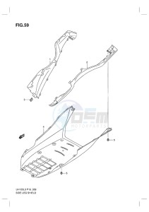 UH125G BURGMAN EU drawing SIDE LEG SHIELD