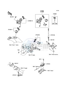 VN1700_CLASSIC_ABS VN1700FDF GB XX (EU ME A(FRICA) drawing Ignition Switch