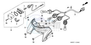 NT700VA F drawing TAILLIGHT