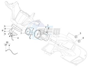 Nexus 500 e3 (UK) UK drawing Meter combination - Cruscotto