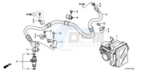 SH1259 France - (F / CMF) drawing THROTTLE BODY