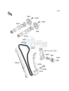 VERSYS_ABS KLE650DDF XX (EU ME A(FRICA) drawing Camshaft(s)/Tensioner