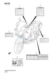 DL1000 (E3-E28) V-Strom drawing LABEL