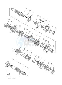 WR450F (1DX9 1DX6 1DX8 1DX7) drawing TRANSMISSION