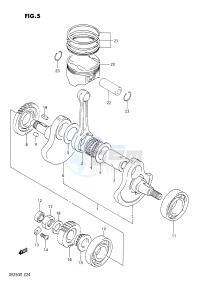 DR250 (E24) drawing CRANKSHAFT